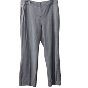 Talbots Gray Pine Stripe Women's Trousers 12 Petite